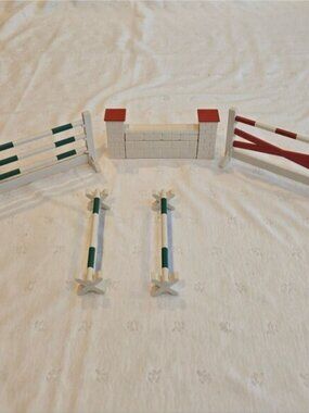 Schleich Horse Jump Set with Red and Green Details #40181